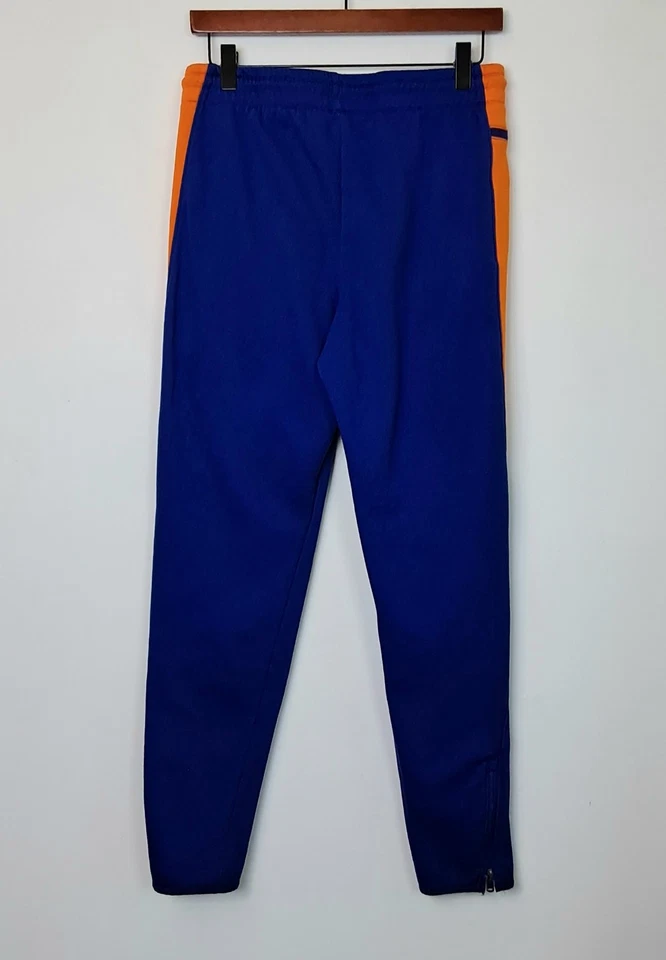 Under Armour Cold Gear Joggers Size Youth XL Blue Orange Fleece Lined Bottoms - Image 4 of 4