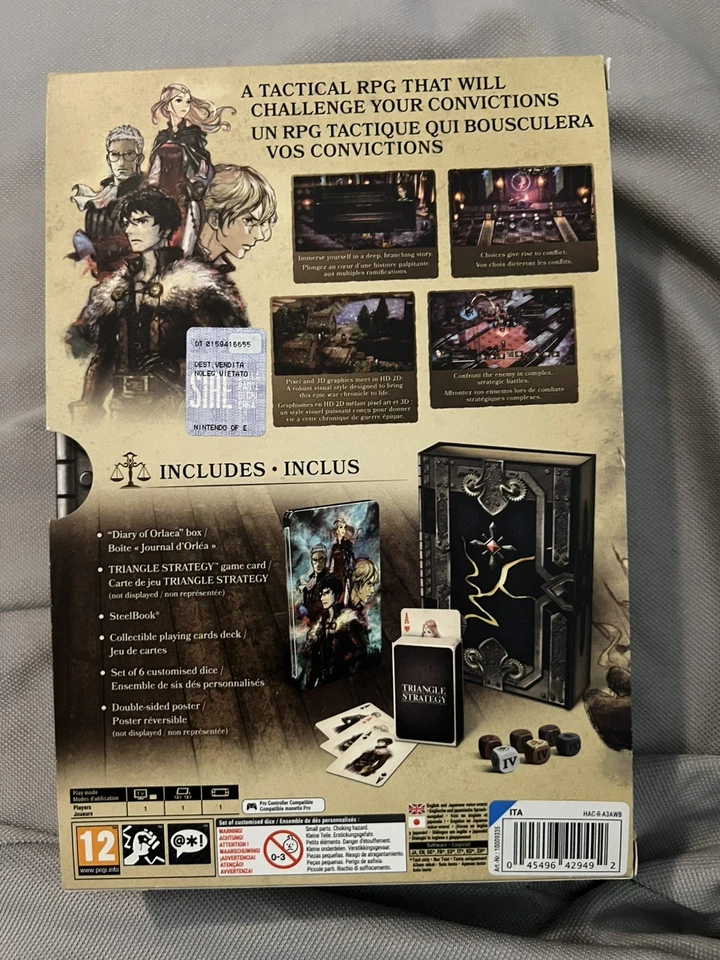 TRIANGLE STRATEGY TACTICIAN'S COLLECTOR'S LIMITED EDITION NINTENDO SWITCH PAL EU, foto 2 di 3
