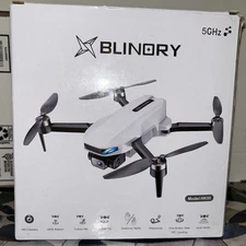 Drone with Camera for Adults, 2K HD GPS Drone with Quadcopter, Auto Return As Is