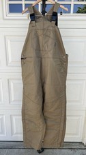 Ariat FR Flame Resistant Insulated Bib Overalls, Khaki, L/30 CAT 4, NWT.
