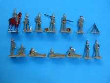 Soldats De Plats En étain (Zinnfiguren) - Artillerie Allemande WW1 - 80 Pièces - 30mm