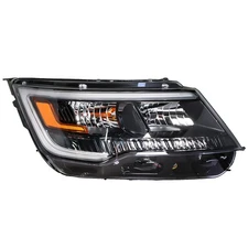Labwork Right Headlight For 16-18 Ford Explorer Sport Halogen W/LED DRL Halogen