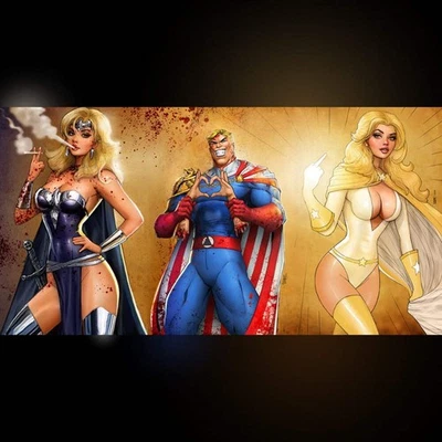 The Boys #1 Three Cover Connecting Set SIGNED by Nathan Szerdy NYCC Exclusive Dy