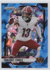 2024 Panini Prizm Blue Ice Prizm 12/99 Emmanuel Forbes #291 1t5