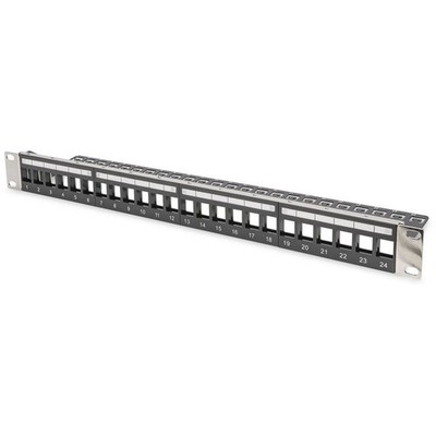 Digitus 24 Port Netzwerk-Patchpanel 483 mm (19) Unbestückt 1 HE Unbestückt