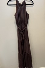 Vera Wang Shimmering Tiered Midi Dress Size Small In Perfect Condition