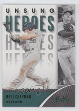 2021 Panini Absolute Unsung Heroes Green Matt Chapman #UH-9 0c7d
