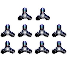 10PACK Soldering Practice Kit 3 Leaves LED Rotating Gyroscope DIY Kit SMD Sol...