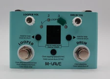 M-VAVE Lost Tempo Guitar & Drum  Looper Effect Pedal 30 Type Drums 11 min. LOOP
