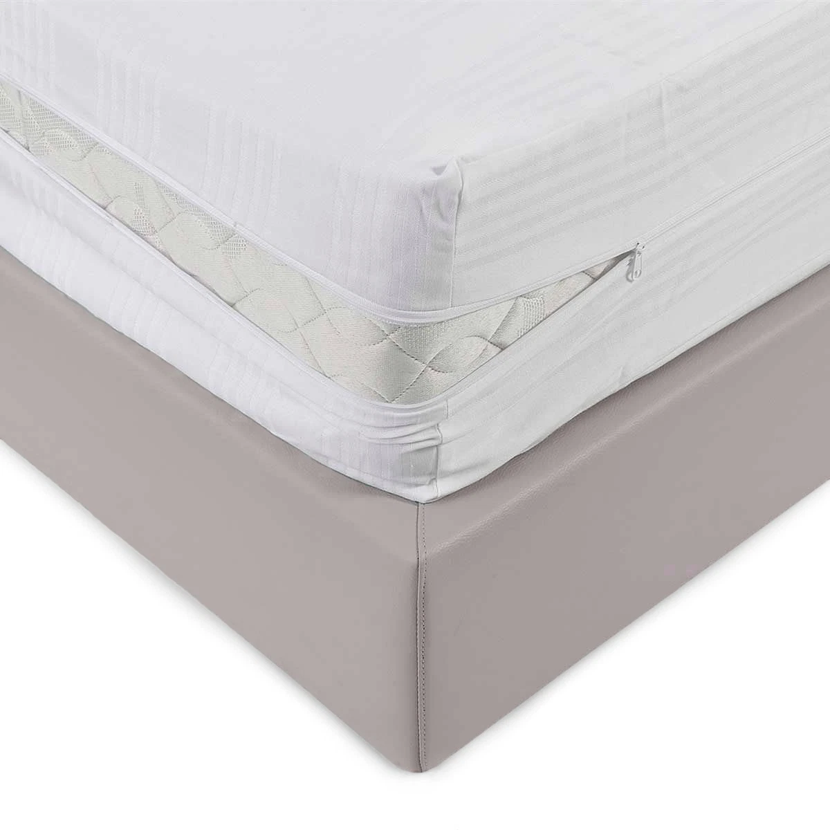 Lenzuolo Coprimaterasso Con Angoli E 2 Federe | Raso Poliestere 150x200x23 Cm Colore Viola