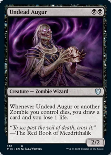 Undead Augur [Innistrad: Midnight Hunt Commander] Magic MTG