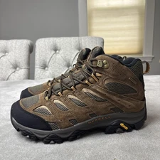 Merrell Moab 3 Mid Waterproof Shoes Mens Size 8.5 Wide Hiking Vibram Boots