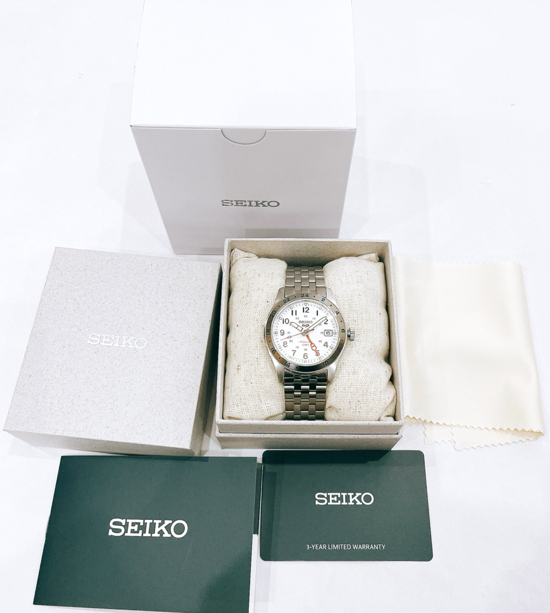 SEIKO 5 Sports SBSC009 Field GMT Sports Style Automatic Mens Watch