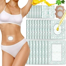 Castor Oil Pack Wrap Patch - Organic Cotton Castor Oil Belly Button Patch, Di...