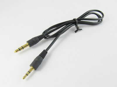 3.5mm Male To 2.5mm Male Stereo Audio Convertor Extension Cable Cord 2feet Gold