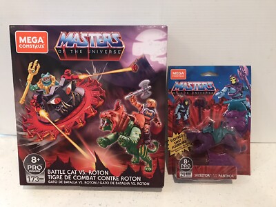 Mega Construx Masters Of The Universe Battle Cat Vs Roton Set w/ Flocked Panthor