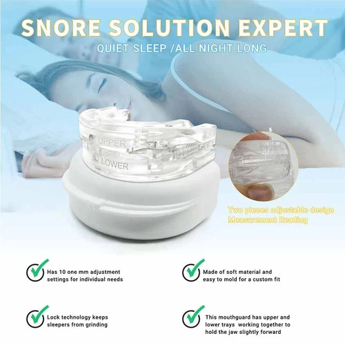 2025 Anti-Snoring Mouthpiece with Adjustable Mouth Guard for Comfortable Use US - Picture 5 of 8