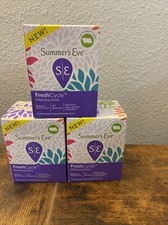 Lot Of 3- Summers's Eve Fresh Cycle Cleansing Cloths 14 Individually Wrapped 