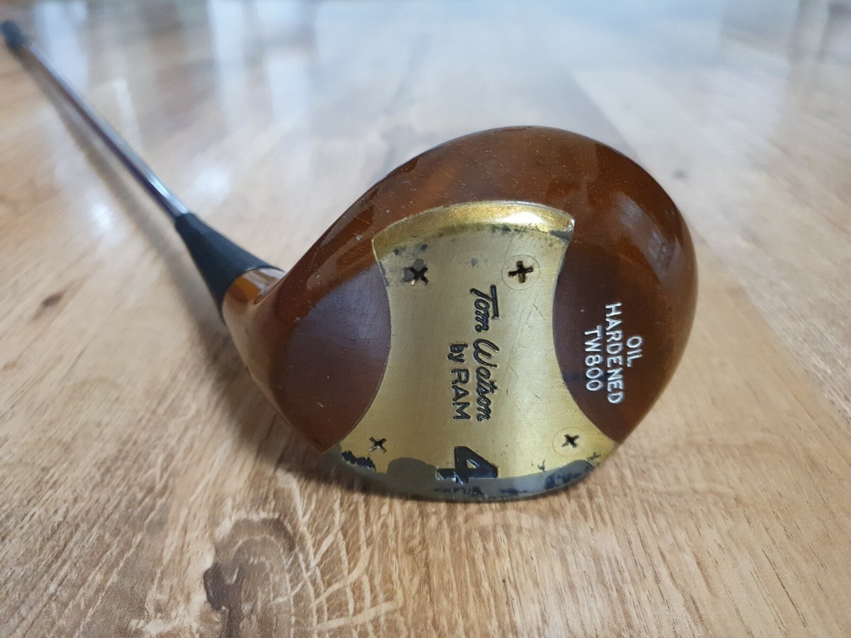 Tom Watson TW800 By RAM Oil Hardened Persimmon 4 Fairway Wood