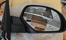 ZAPOSTS CV572 RH Chrome Side  Power Mirror Heated for 07-14 Chevy GMC Truck