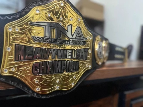 New TNA World Champion Heavyweight championship belt wrestling title adult 4mm - Bild 5 von 10