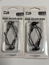 Daiwa Bank Hacker Head 1/2 Metal Shad Solid Black   so