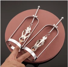 Women Nipple Clamps Clitoris Labia Spread BDSM Pussy Clamp Clip Slave Sex Toys