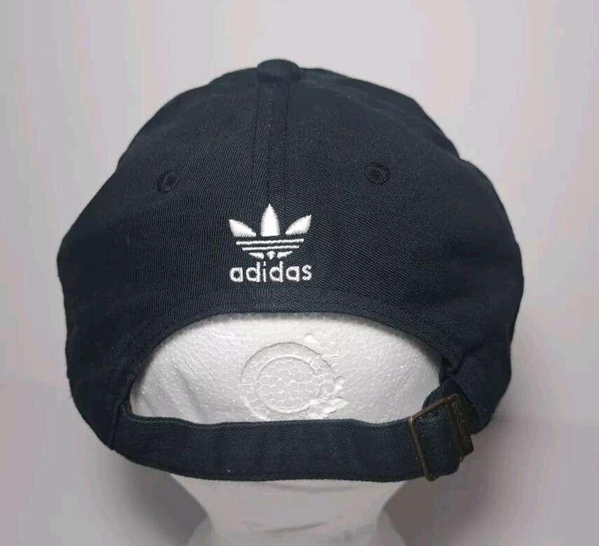 adidas Originals Adult Relaxed Plus Strapback Cap Black Hat One