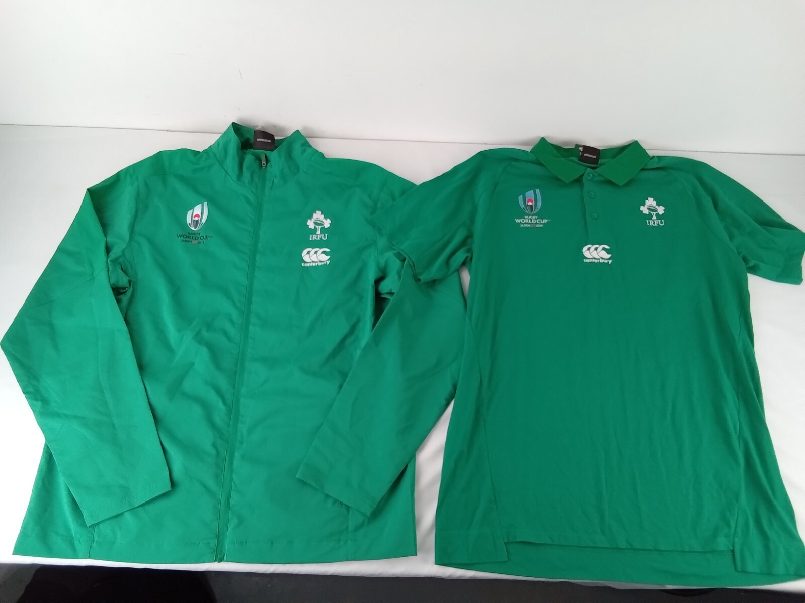 Canterbury Men's Ireland Rugby Clothing Bundle Size L Jacket Polo