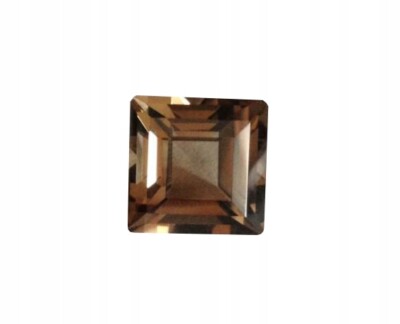 NATURAL QUARTZ SMOKE Square Carried Cut 9x9mm 1pc