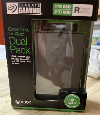 Dual Pack Xbox Series X Seagate External Hard Drive Seagate 1TB