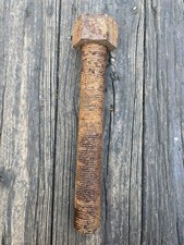 12" Tall Rusty Bolt, Rusty Metal Decor