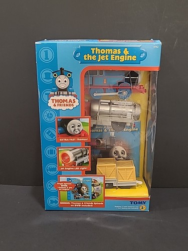 ULTRA RARE Thomas & Friends Trackmaster Thomas & the Jet Engine Tomy New 2005