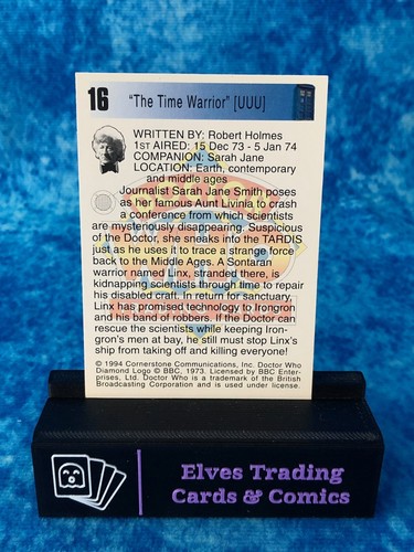 Doctor Who Series One 1 SINGLE Non-Sport Trading Card by Cornerstone 1994 - Picture 32 of 208