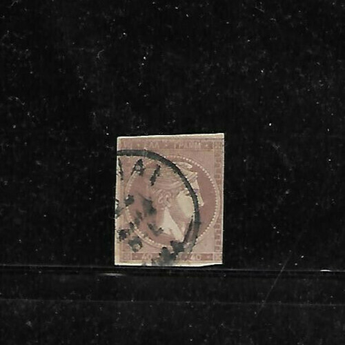 Greece # 58 USED - 40 Lepta Hermes' Head Issue of 1858 - Picture 1 of 1