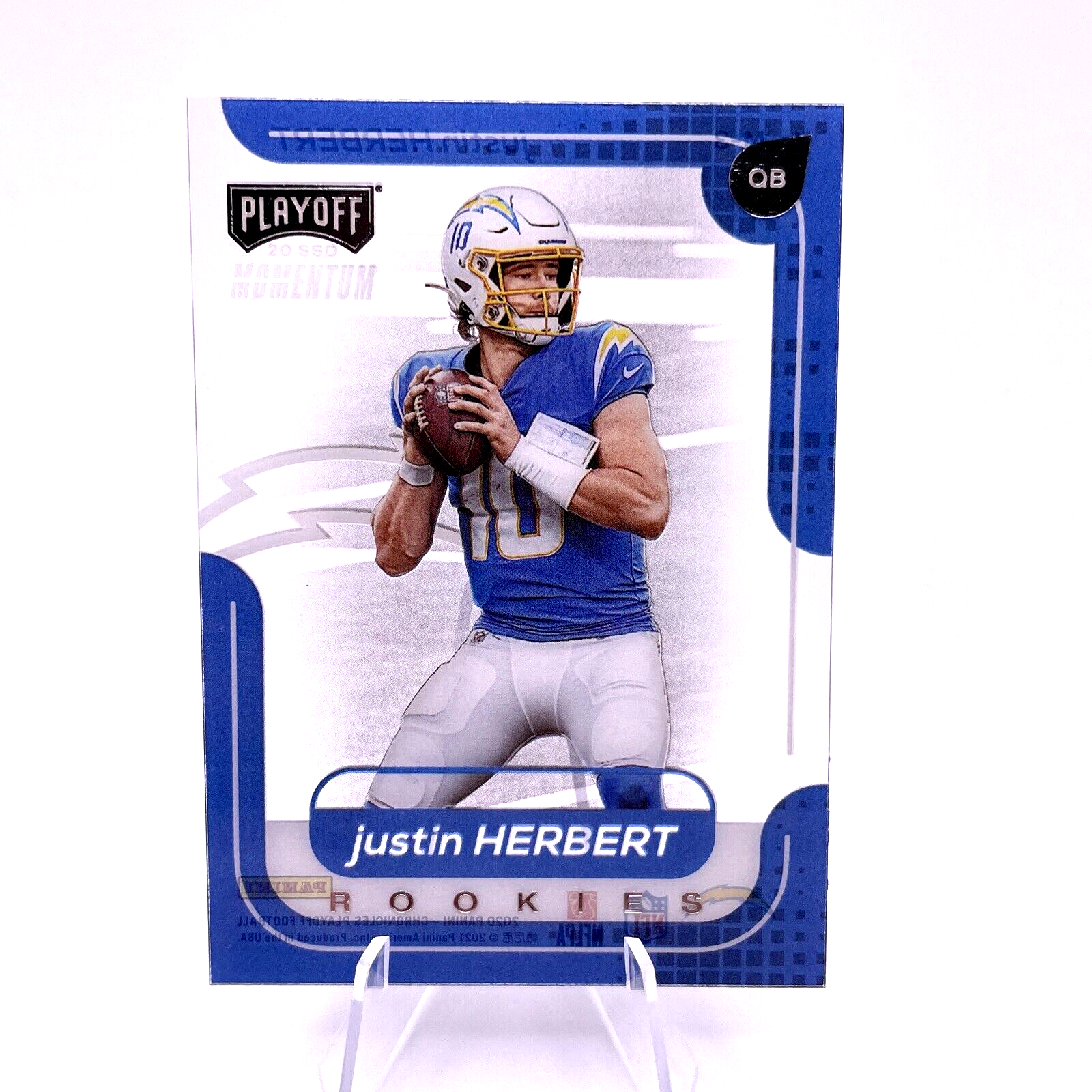 2020 Panini Chronicles Justin Herbert Playoff Momentum Rookie Card Chargers  QTY | eBay