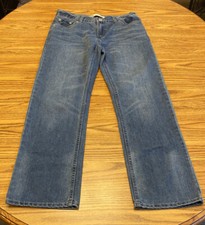 Levis 505 Straight Leg Blue Denim Jeans Size 29x29 18 regular