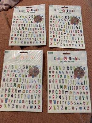 4 Sheets Of Build A Bauble Stickers Freepost Acc707 | eBay Australia