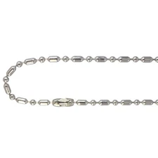 Ball and Link Chain Surgical Stainless Steel 15-30 Inch 2.3mm Hypoallergenic