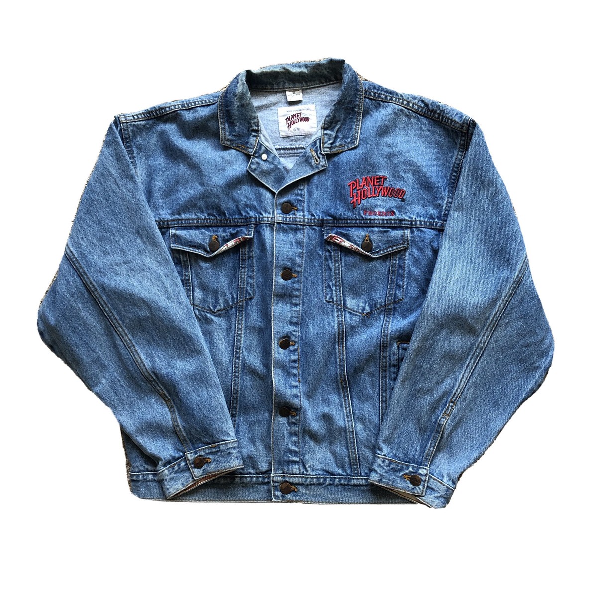 PLANET HOLLYWOOD デニムジャケット 2XL 1991年製 Vintage 90's Planet Hollywood Paris Denim Jacket | eBay