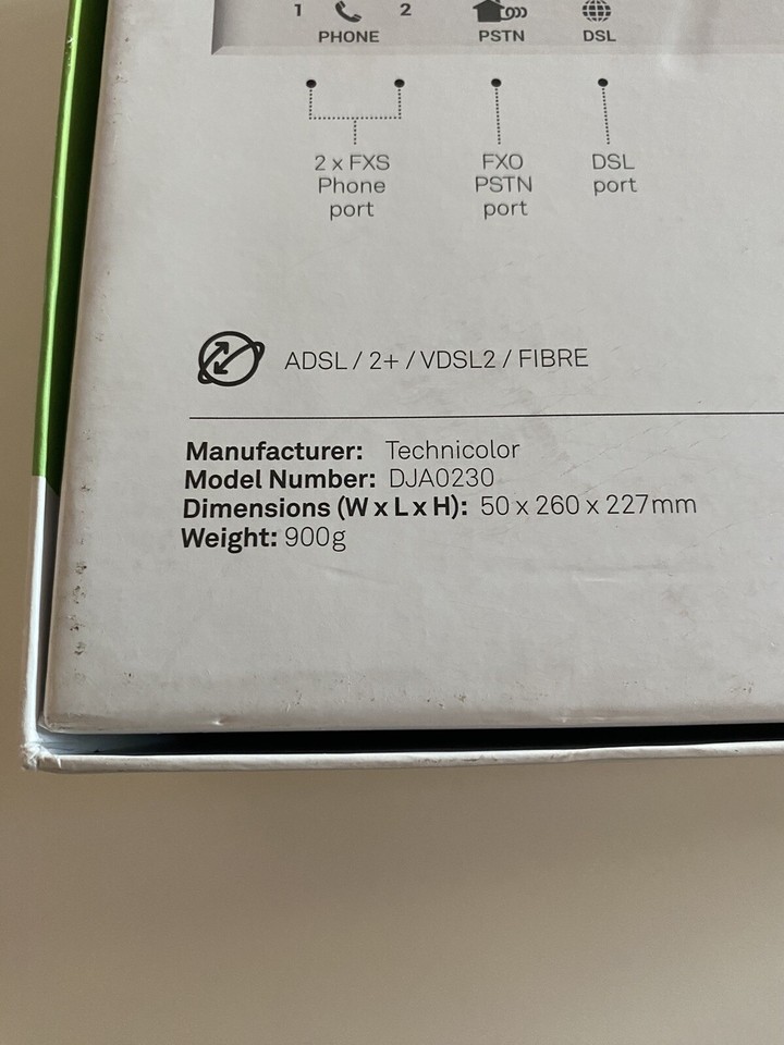 TELSTRA SMART MODEM MODEL DJA0230 OPENED NOT USED eBay