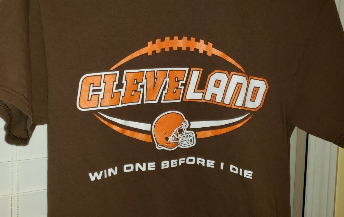 cleveland browns just one before i die shirt