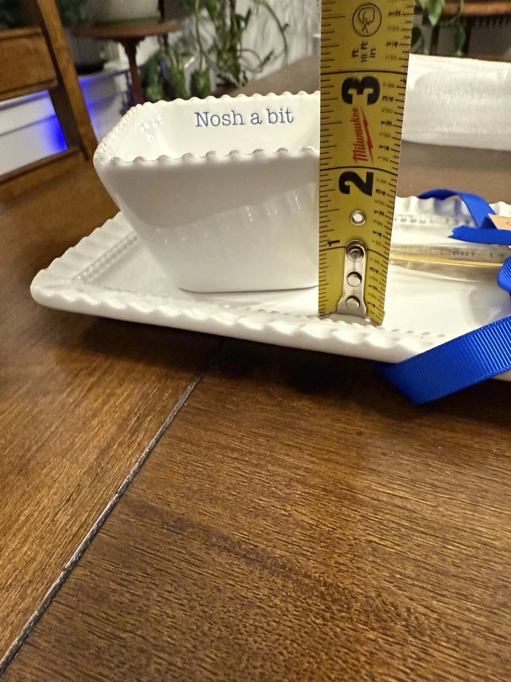 Brand New MUDPIE Latke Tray And Dipping Dish Set - Image 2 of 4