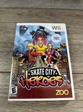 Skate City Heroes Nintendo Wii, 2008 Case And Manual Only