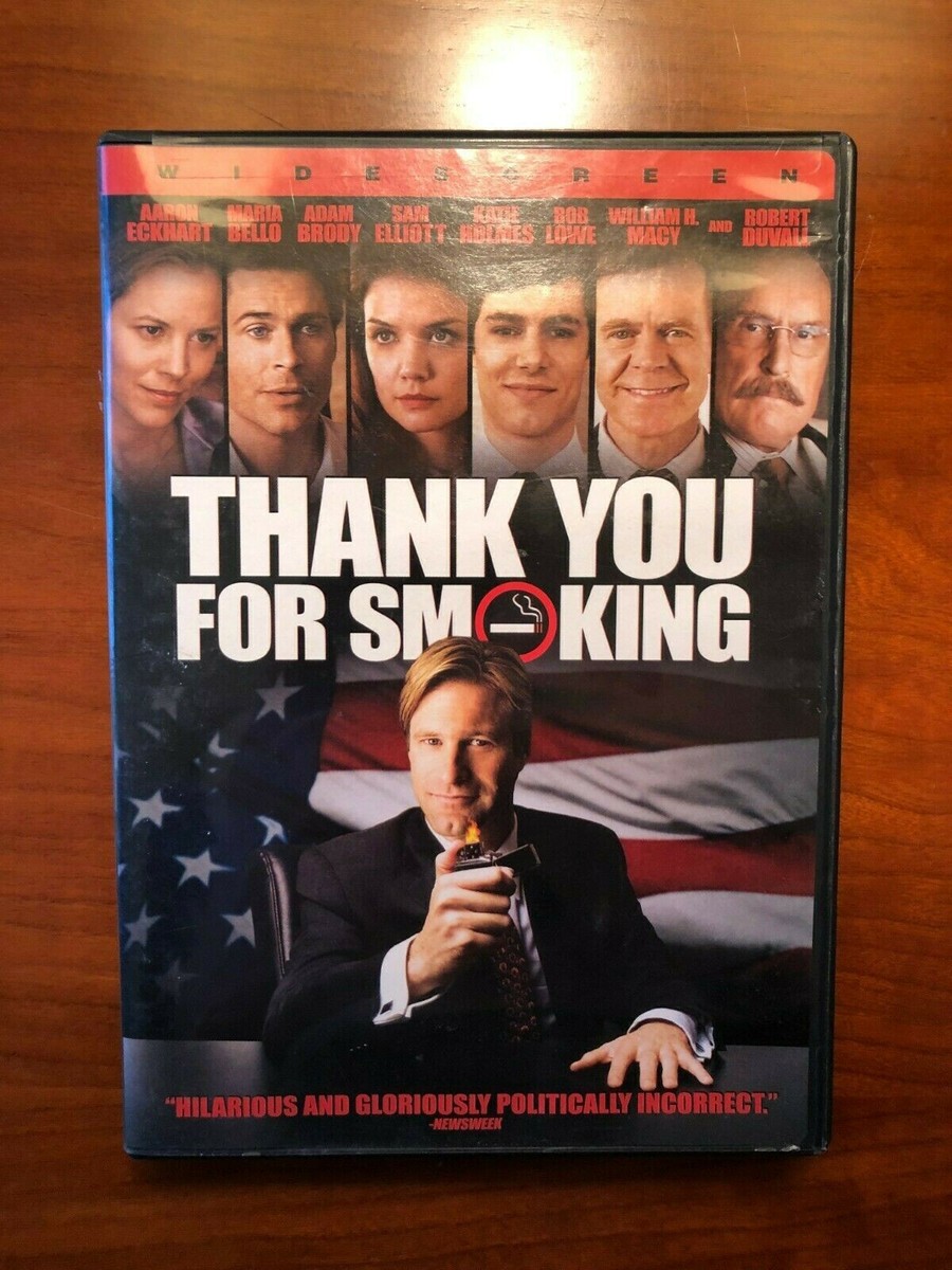 Thank You For Smoking (DVD, 2009, Widescreen) 24543255048| eBay