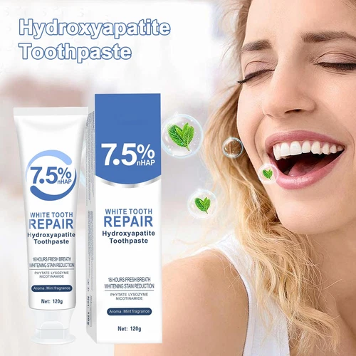 7.5% Hydroxyapatite Toothpaste Remove Yellow Tooth Stains For Sensitive Teeth - Picture 8 of 11