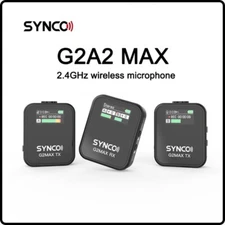 SYNCO G2A2 MAX 2.4g Wireless Microphone System Camera Smartphone Live Stream