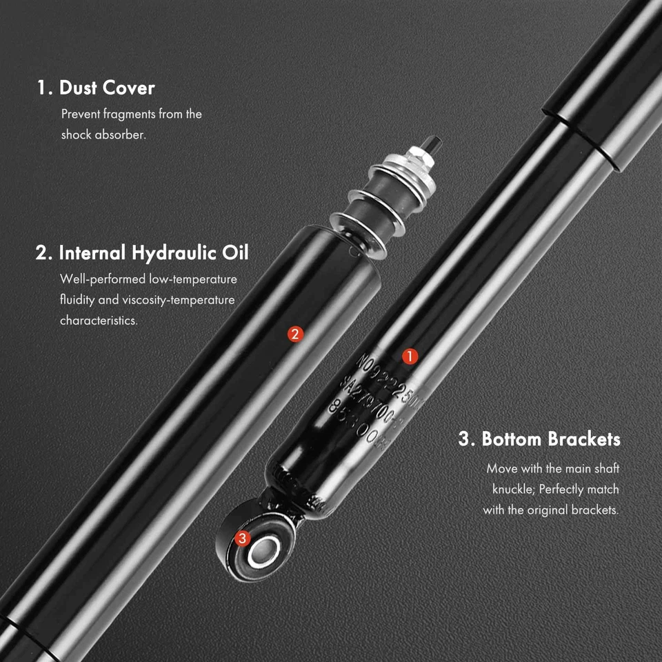 2x Front Left & Right Side Shock Absorber for Land Rover Defender 90 94-95 1997 - Image 3 of 4