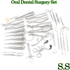 SET OF 27 ORAL SURGERY DENTAL INSTRUMENTS KIT PREMIUM DN-382