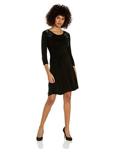 Women's Scoop Neck Sweater Dress 